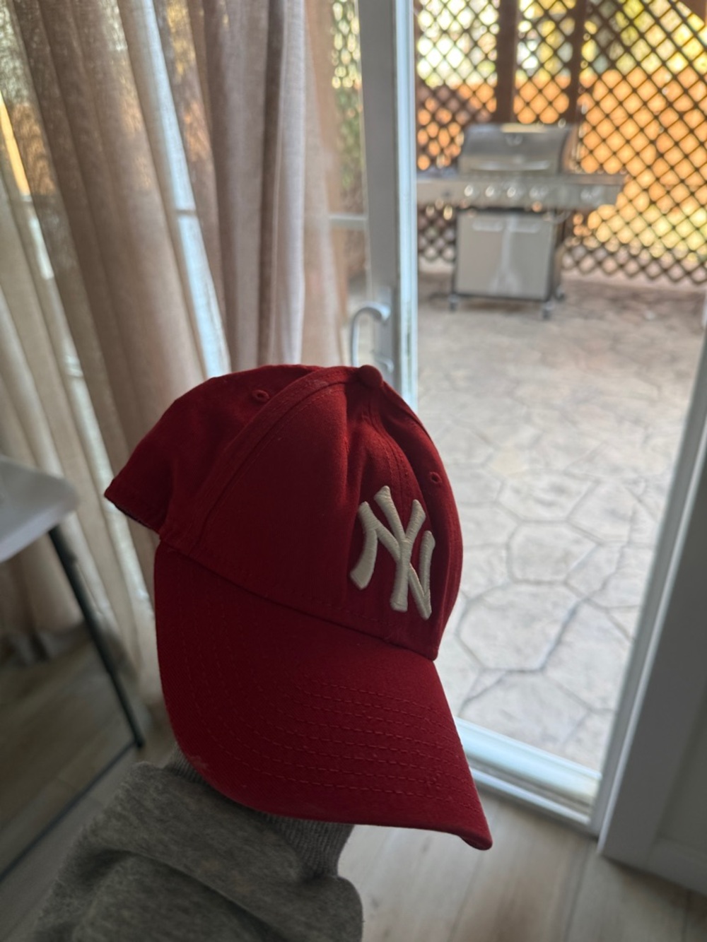 Red New York Yankees Embroidered Cap
